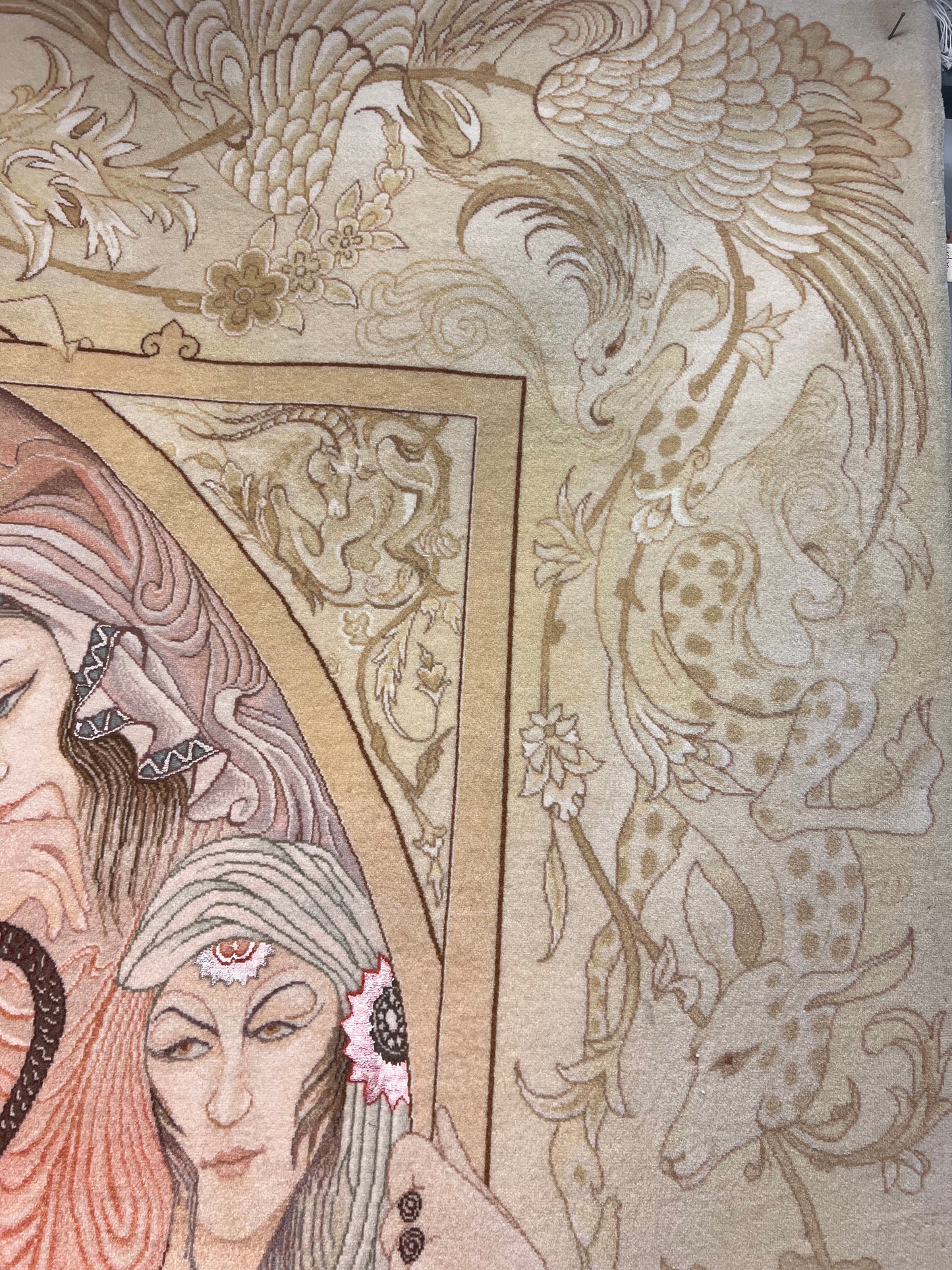 TABRIZ RUG  (60 RAJ) JOSEPH AND ZULEIKHA (POTIPHAR,S WIFE) LIMITED EDITION