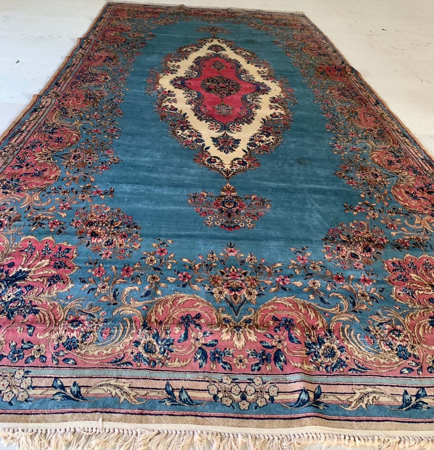 KERMAAN RUG Old Beautiful Kerman 90 JOFT