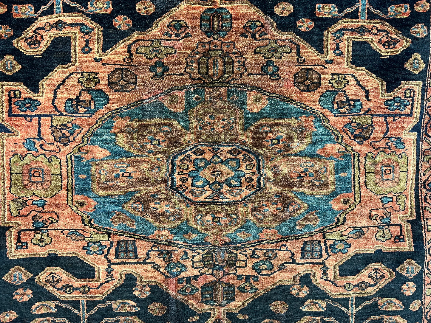 Zanjan 100 Years Old Wool on Cotton