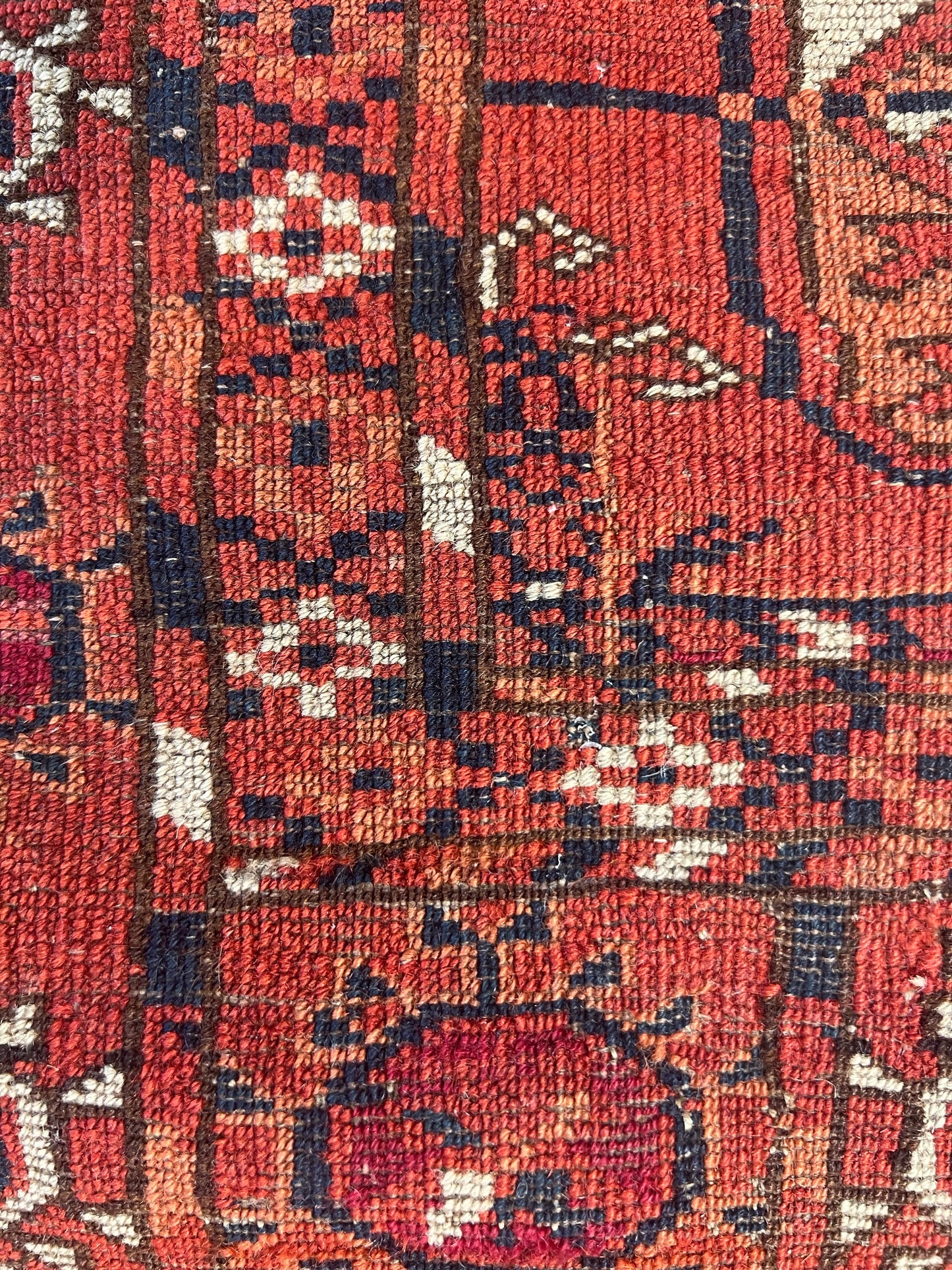 TURKMAN RUG YAMUUTY OLD ANTIQUE RUG