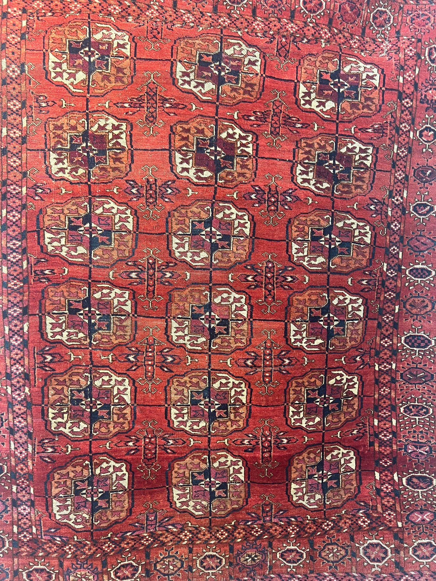TURKMAN RUG YAMUUTY OLD ANTIQUE RUG