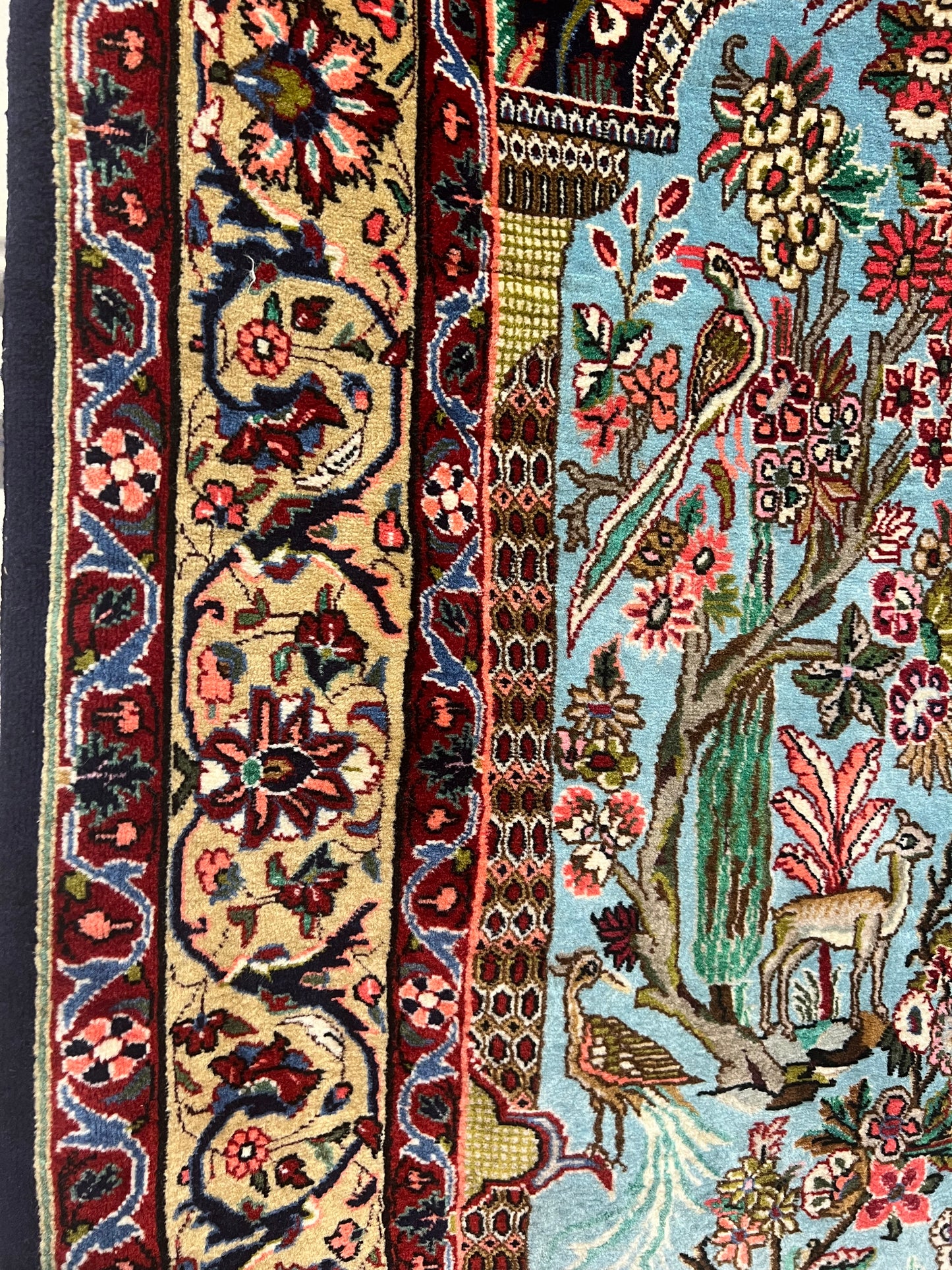 BIJAR RUG MEHRABI BAGH E BEHESHT OLD