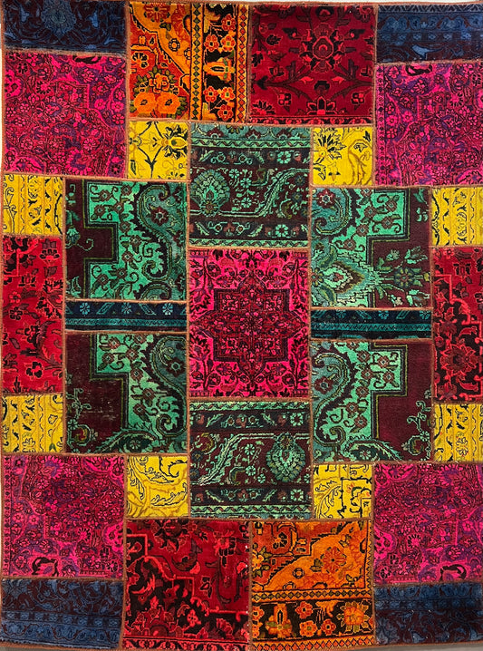 PATCHWORK RUG HAND MADE EXCLUSIVE FOR THE RUG CLUB
