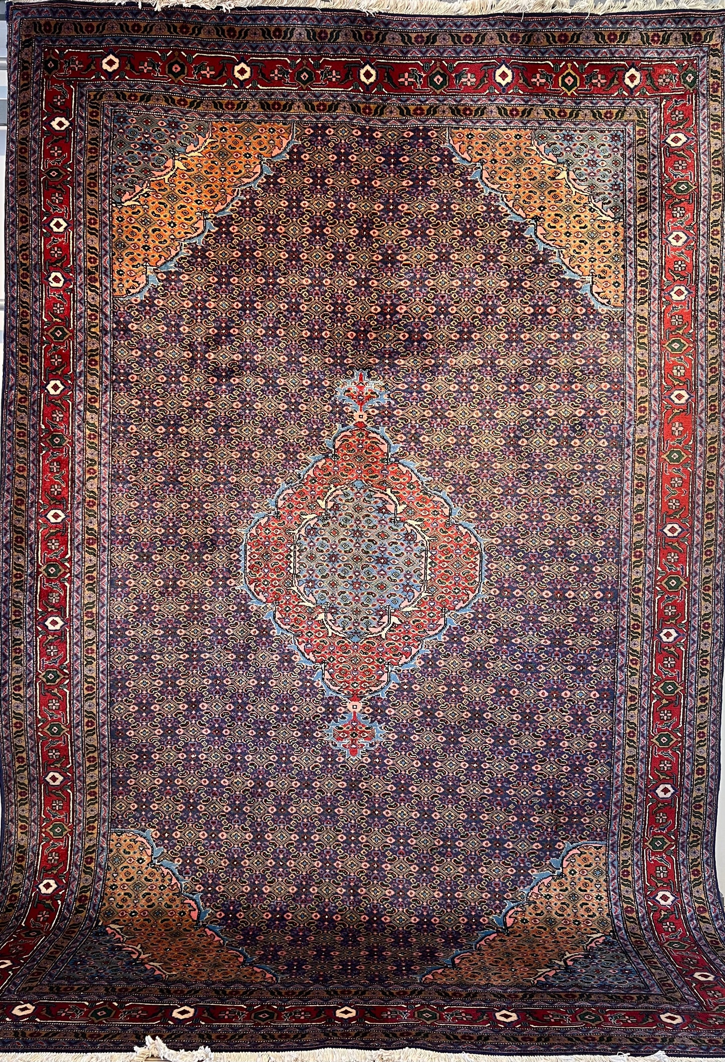 ARDEBIL RUG AZARBAYJAN IRAN FISH PATTERN