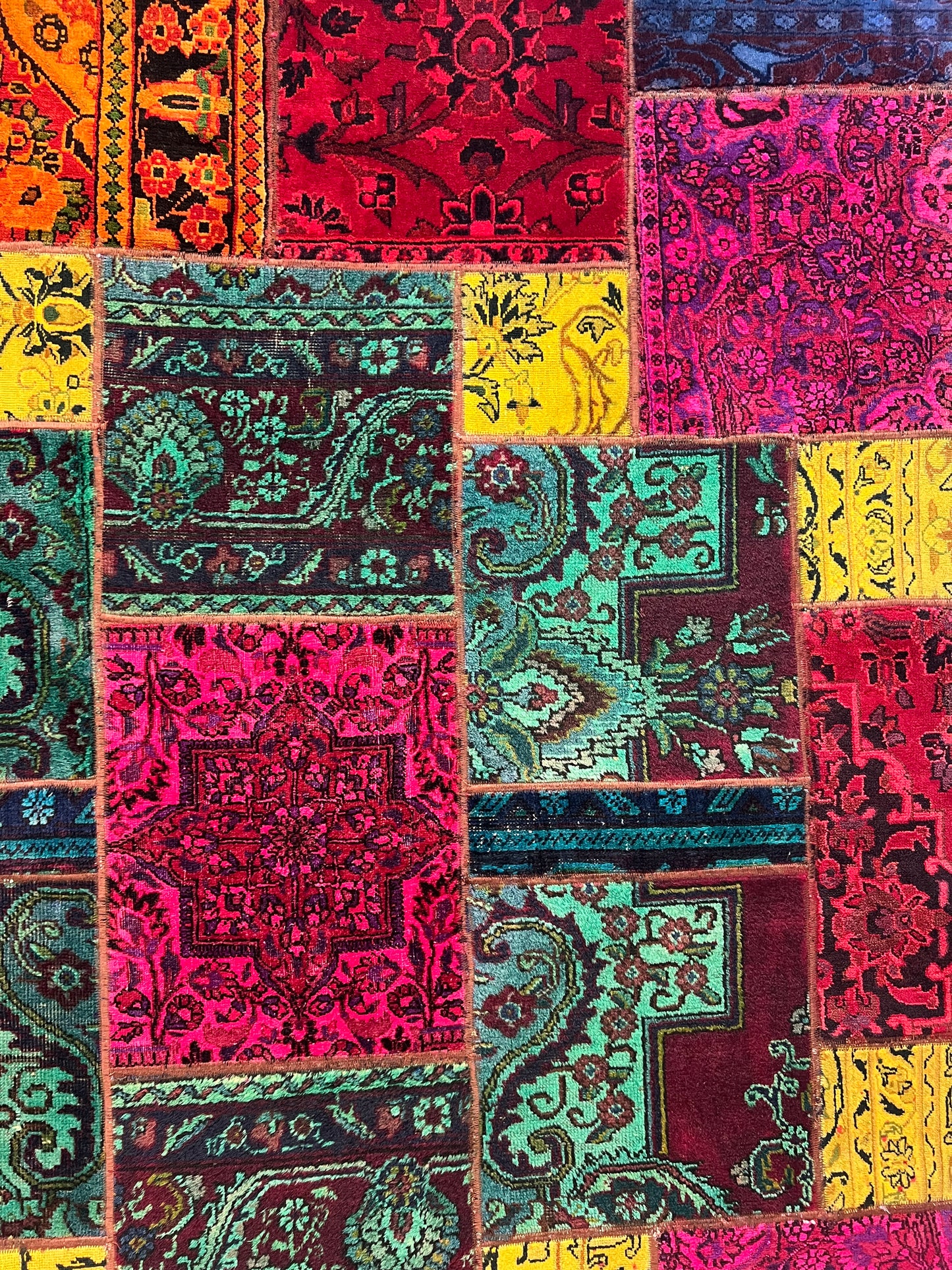 PATCHWORK RUG HAND MADE EXCLUSIVE FOR THE RUG CLUB