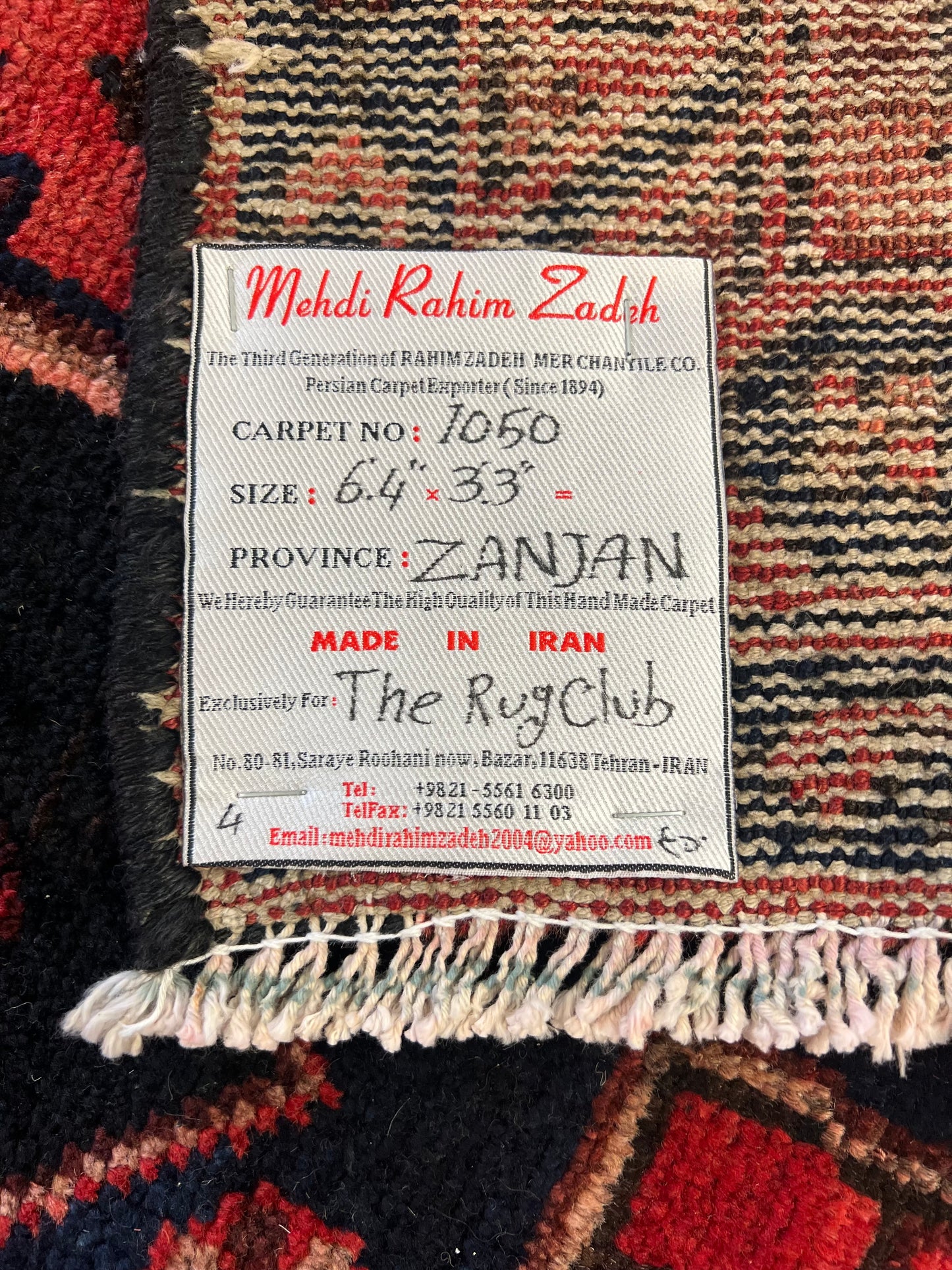 ZANJAN RUG