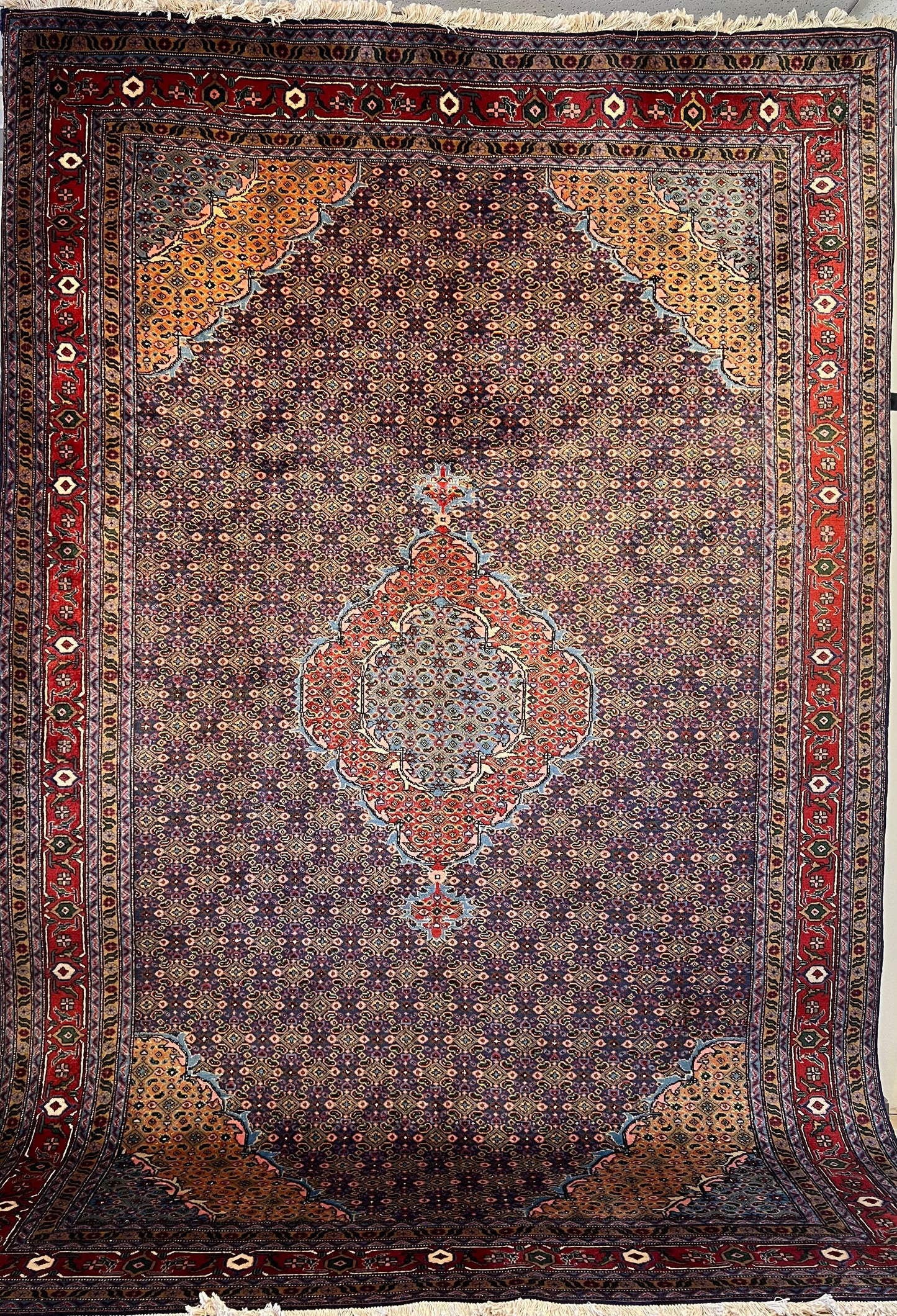 ARDEBIL RUG AZARBAYJAN IRAN FISH PATTERN
