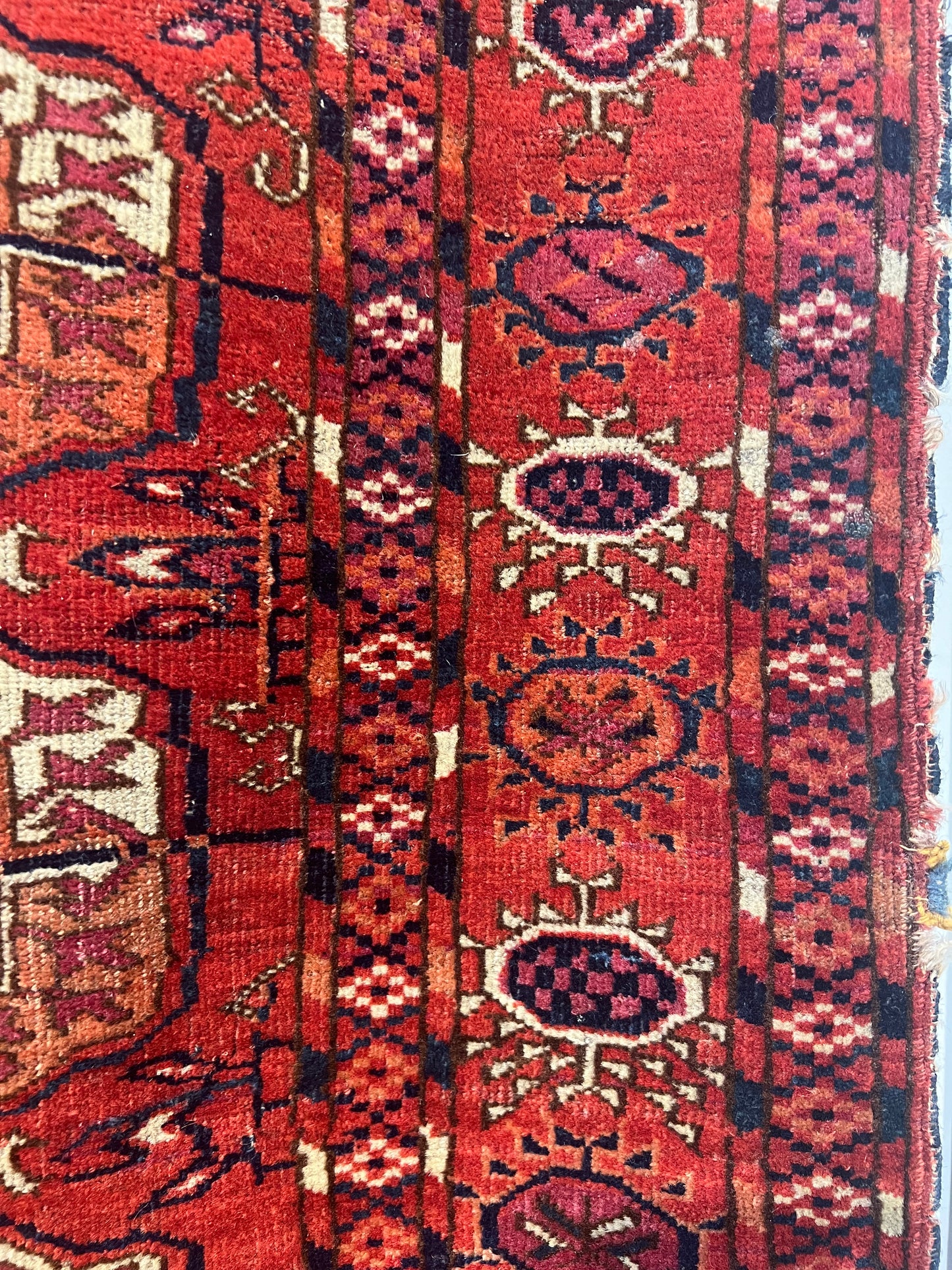 TURKMAN RUG YAMUUTY OLD ANTIQUE RUG