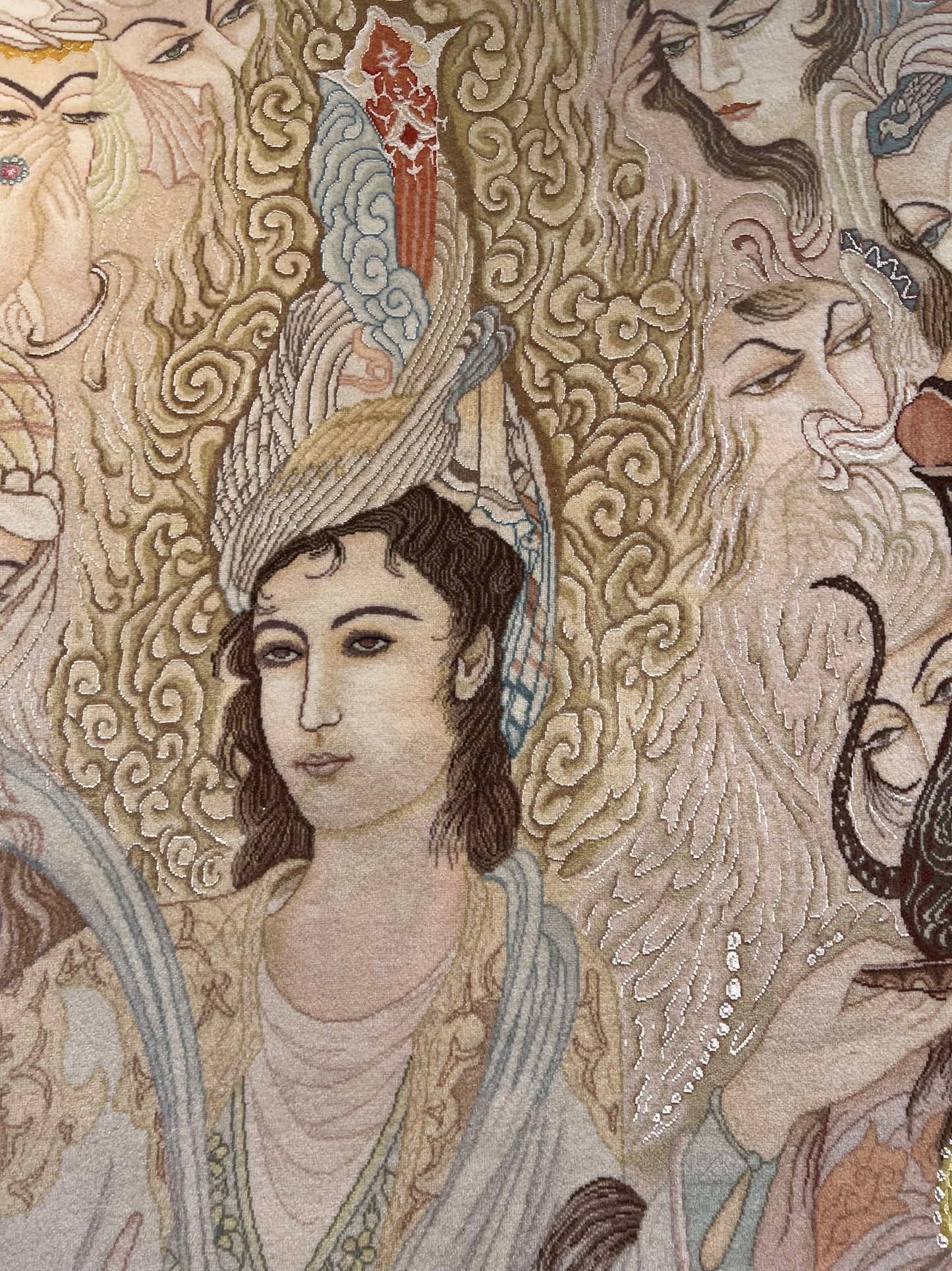 TABRIZ RUG  (60 RAJ) JOSEPH AND ZULEIKHA (POTIPHAR,S WIFE) LIMITED EDITION