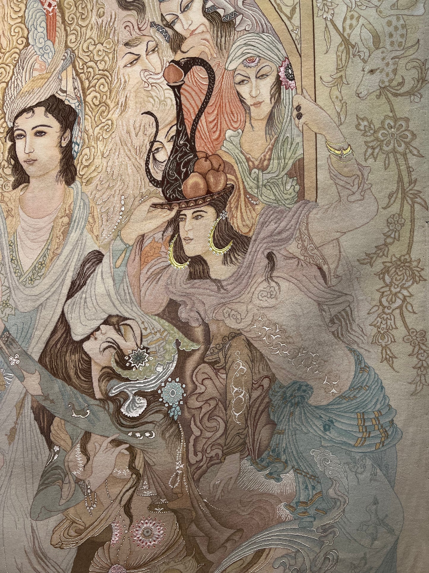 TABRIZ RUG  (60 RAJ) JOSEPH AND ZULEIKHA (POTIPHAR,S WIFE) LIMITED EDITION