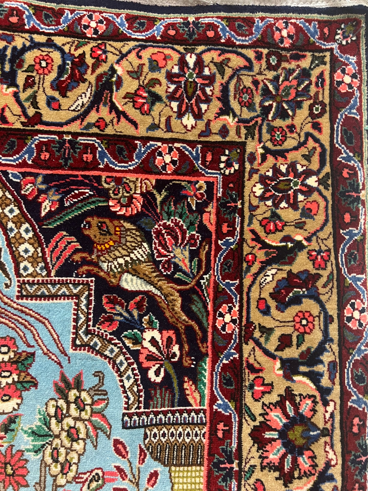 BIJAR RUG MEHRABI BAGH E BEHESHT OLD