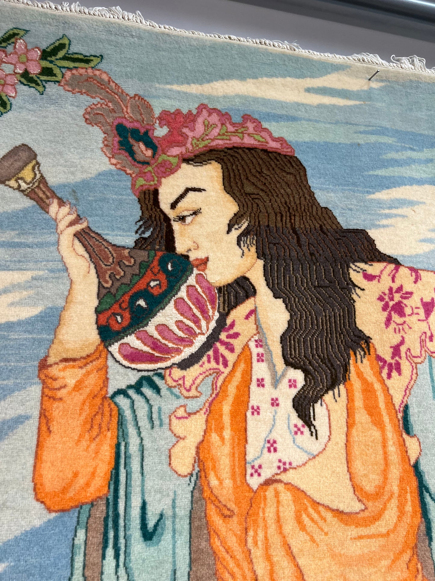 TABRIZ RUG MINIATURE PICTURE  OLD( OMAR KHAYYAM-HAFEZ - SAADI) 6