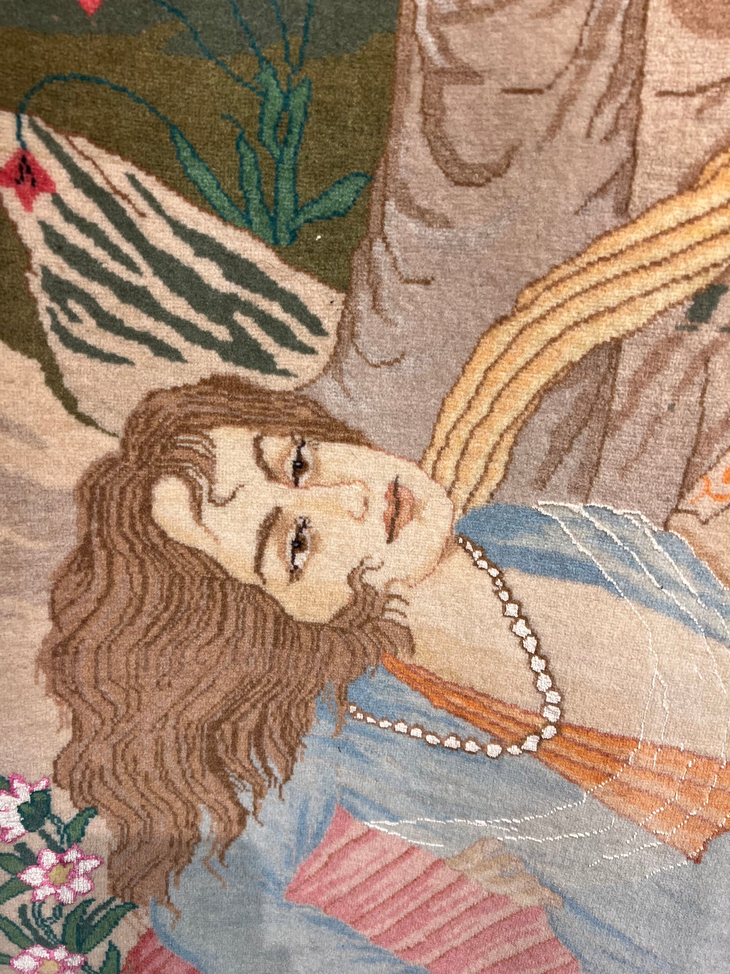 TABRIZ RUG MINIATURE PICTURE  OLD( OMAR KHAYYAM-HAFEZ - SAADI) 6