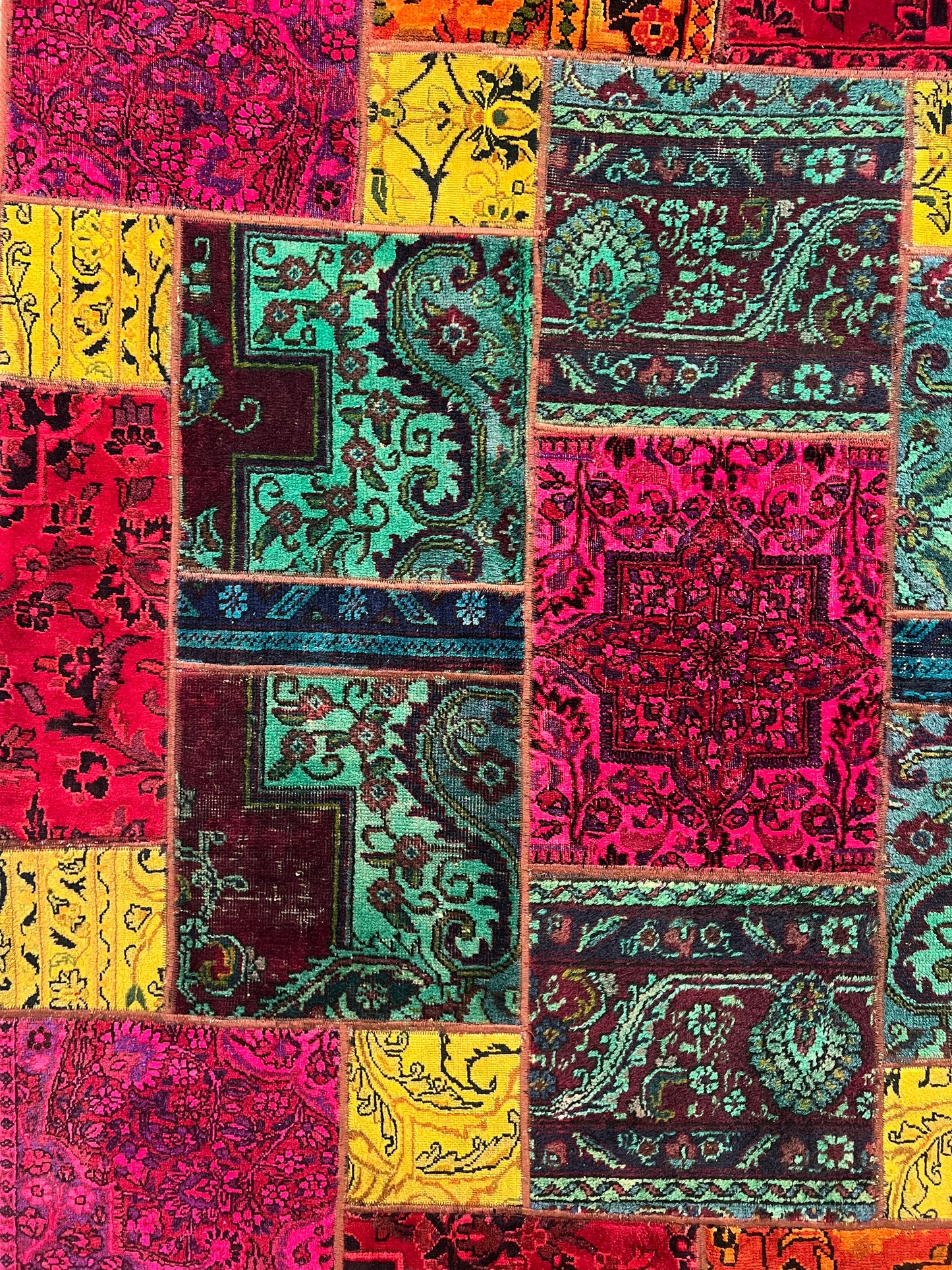 PATCHWORK RUG HAND MADE EXCLUSIVE FOR THE RUG CLUB