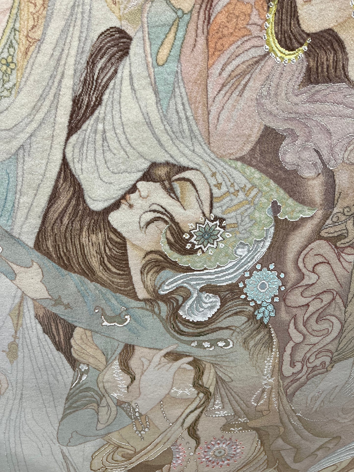 TABRIZ RUG  (60 RAJ) JOSEPH AND ZULEIKHA (POTIPHAR,S WIFE) LIMITED EDITION