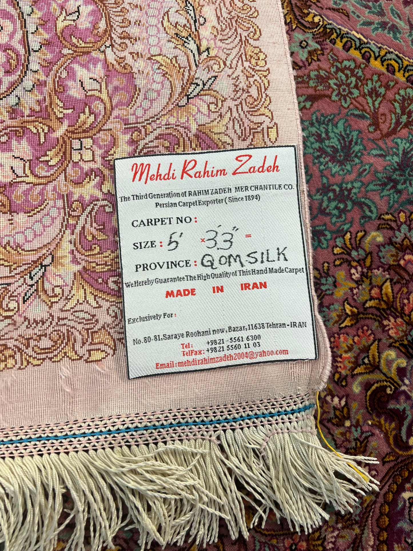 QOM SILK RUG