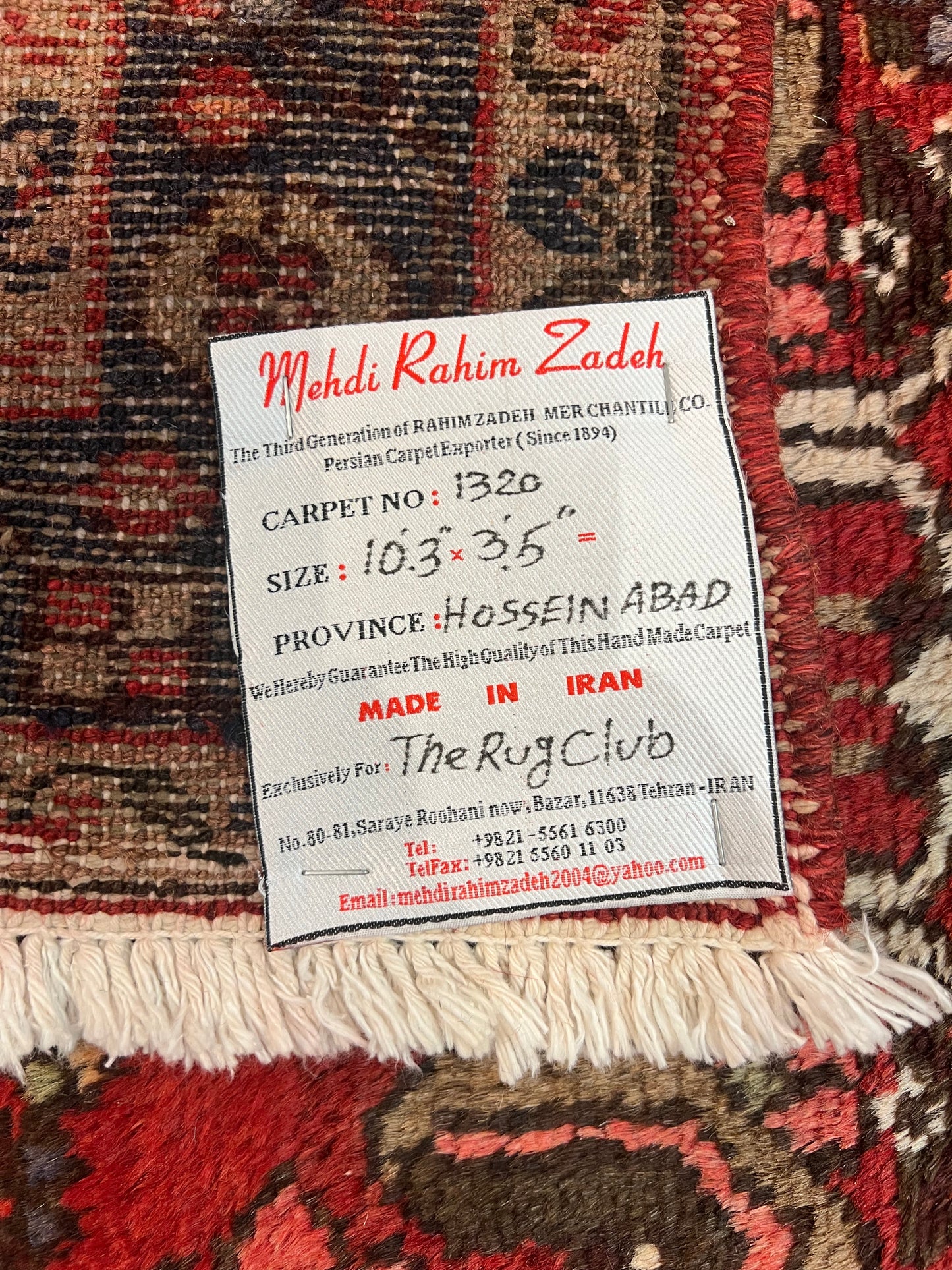 HAMEDAN RUG HOSSEIN ABAD