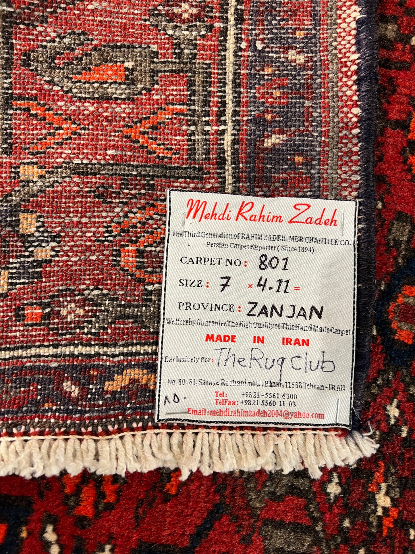 ZANJAN RUG