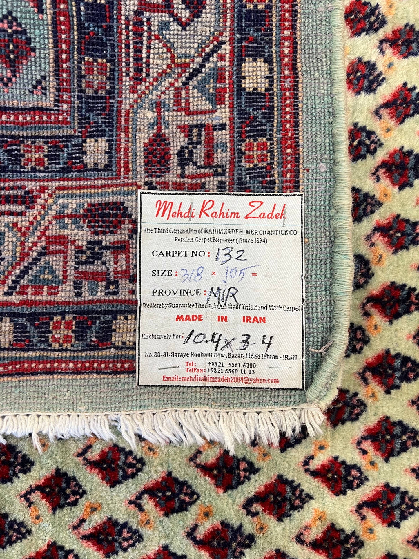 MIR RUG SRAVAND ARAK