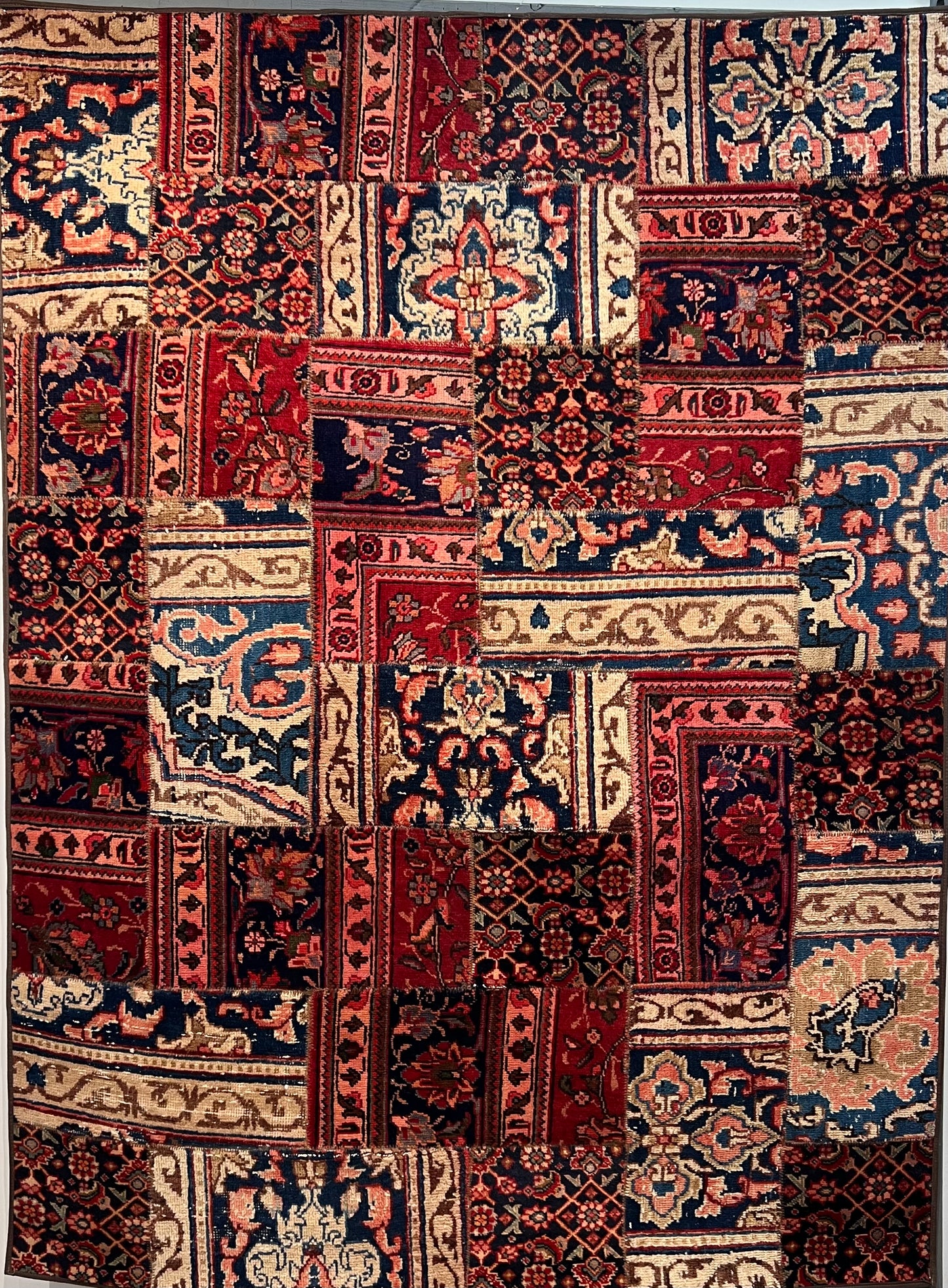 PATCHWORK RUG HAND MADE PERSIAN