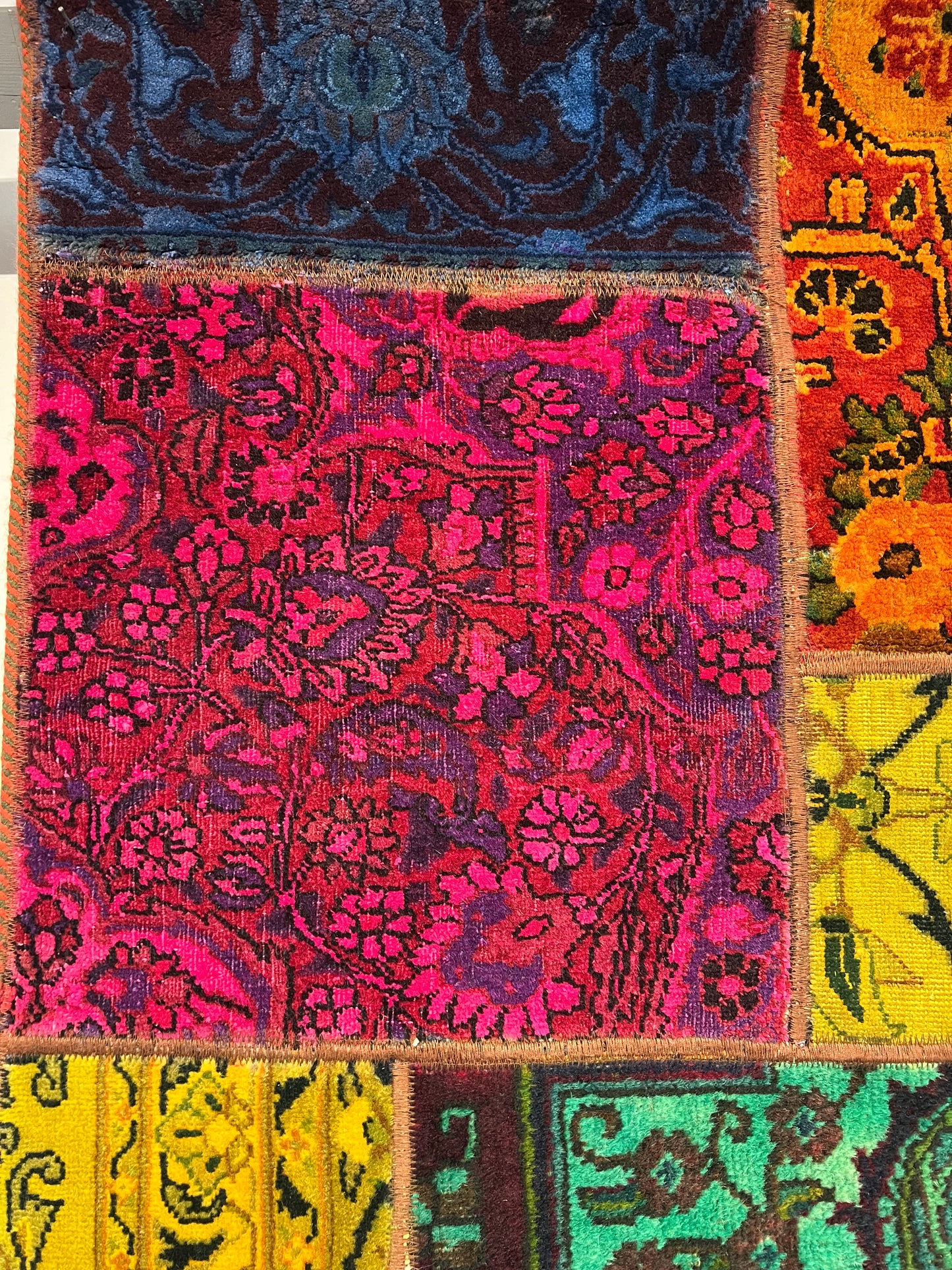 PATCHWORK RUG HAND MADE EXCLUSIVE FOR THE RUG CLUB