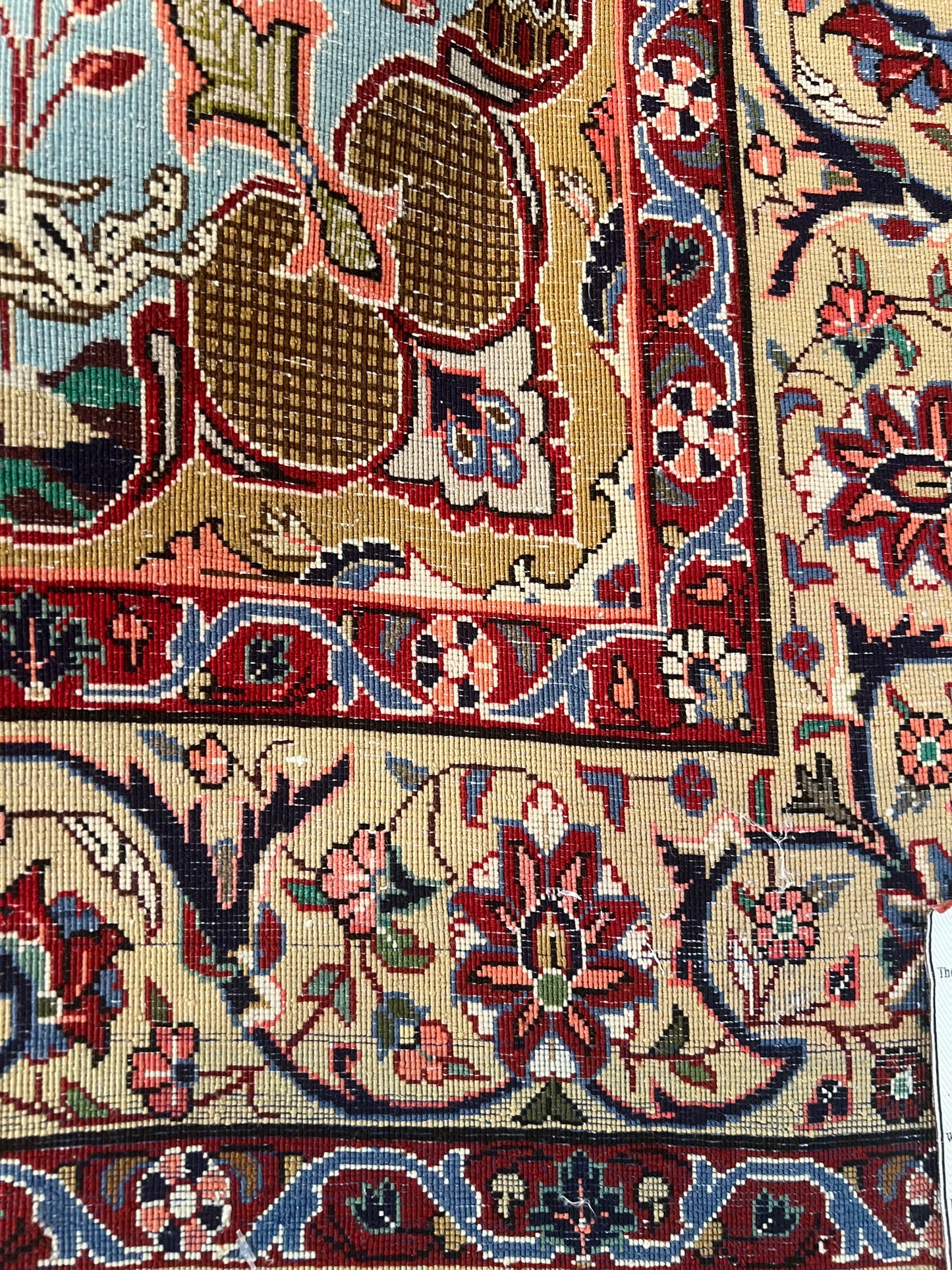 BIJAR RUG MEHRABI BAGH E BEHESHT OLD