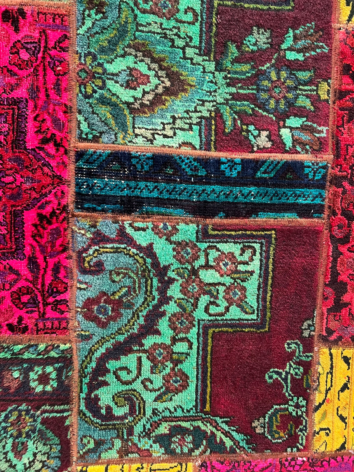 PATCHWORK RUG HAND MADE EXCLUSIVE FOR THE RUG CLUB