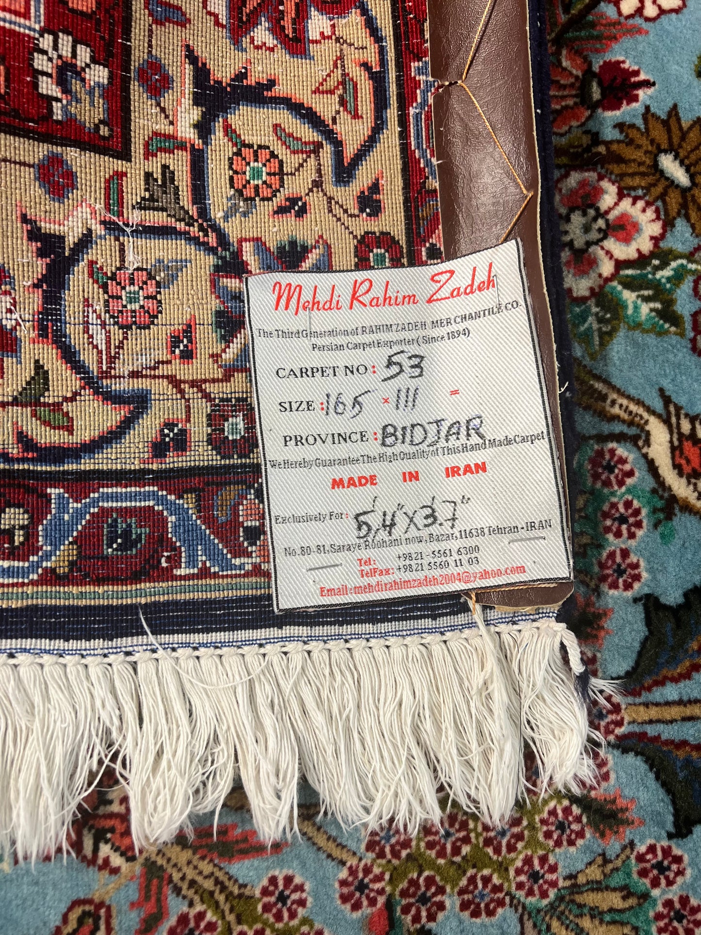 BIJAR RUG MEHRABI BAGH E BEHESHT OLD