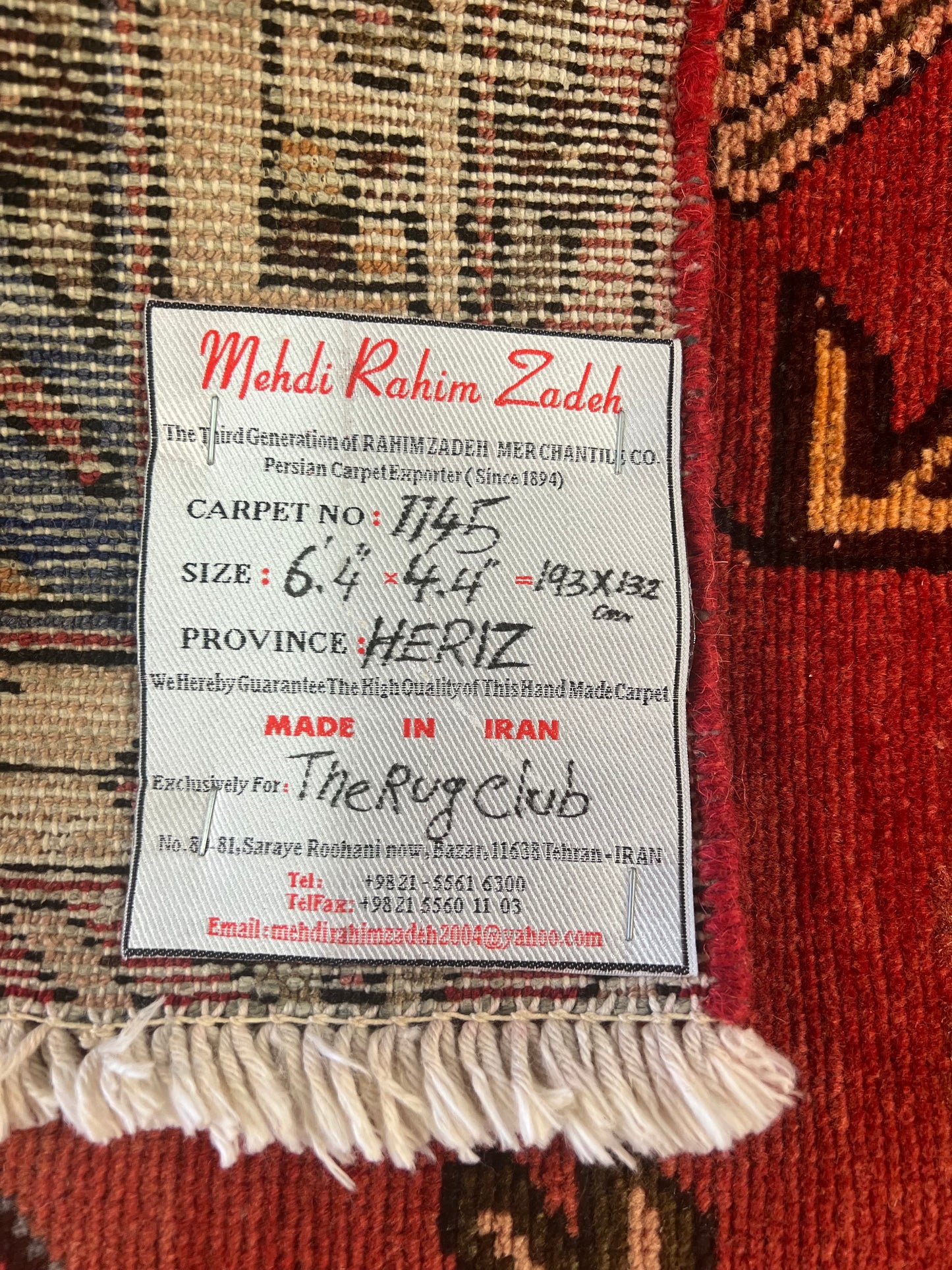 HERIZ RUG AZARBAYJAN