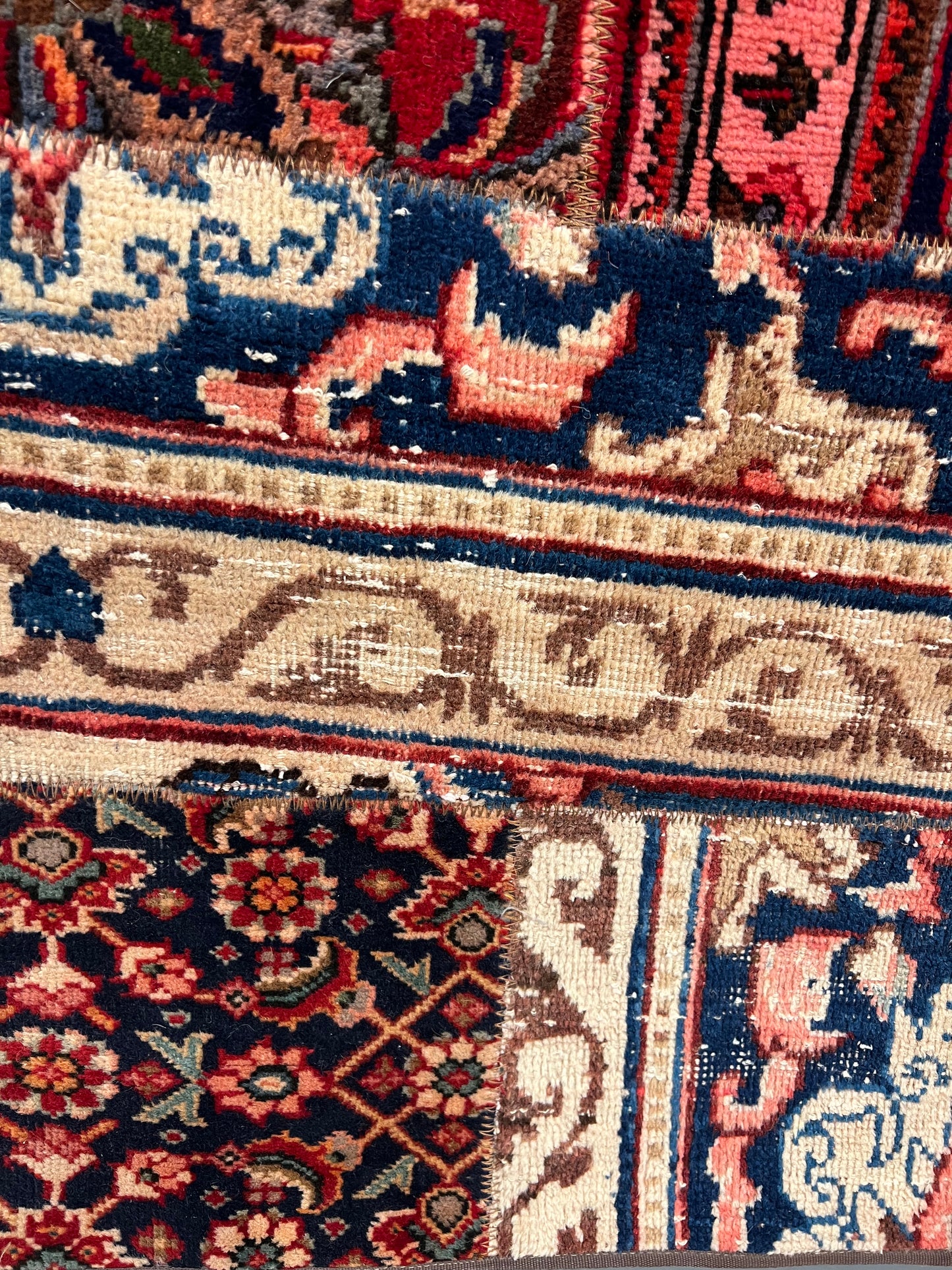 PATCHWORK RUG HAND MADE PERSIAN