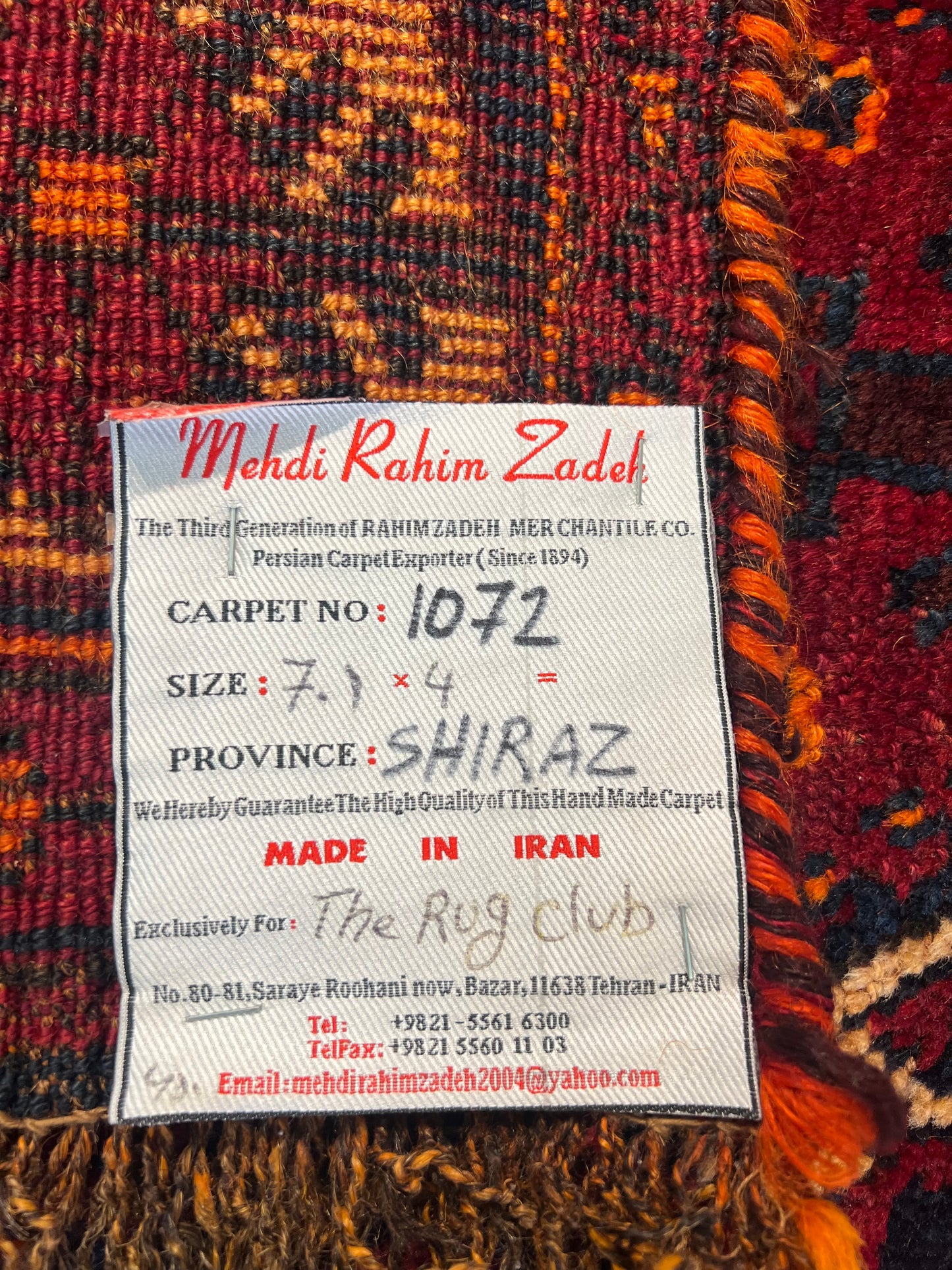 SHIRAZ (IGDER SHESH BOLOOKI)