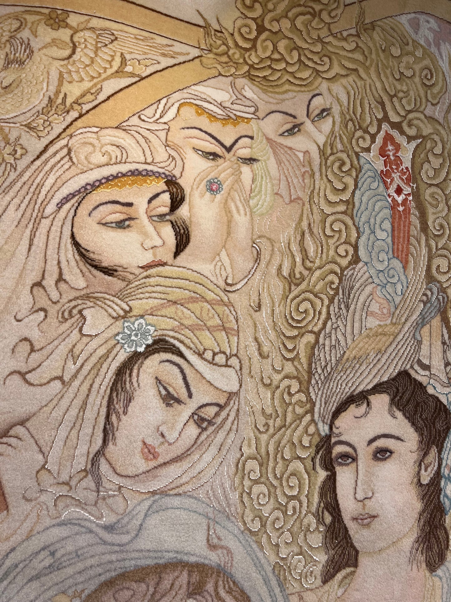 TABRIZ RUG  (60 RAJ) JOSEPH AND ZULEIKHA (POTIPHAR,S WIFE) LIMITED EDITION