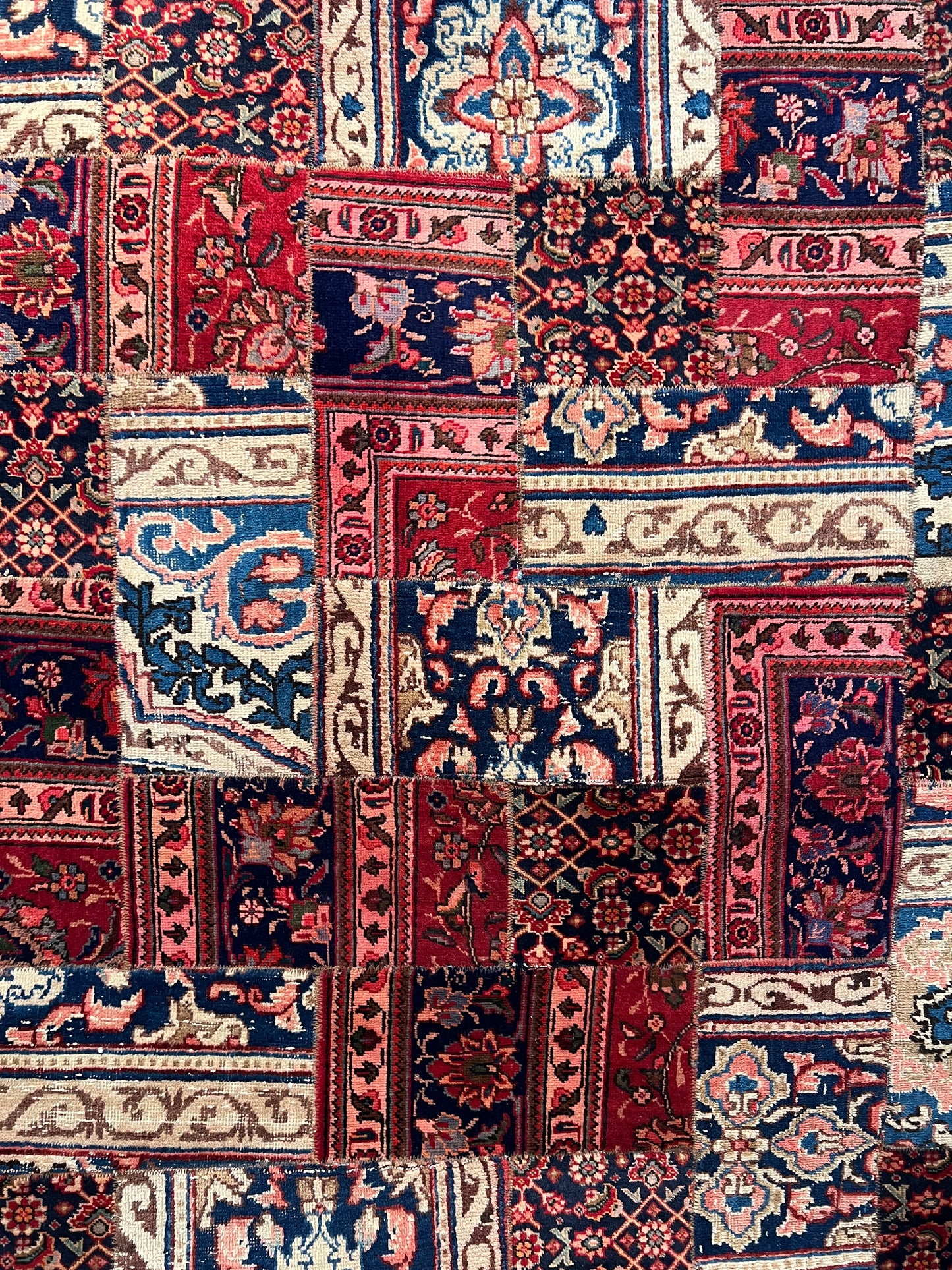 PATCHWORK RUG HAND MADE PERSIAN