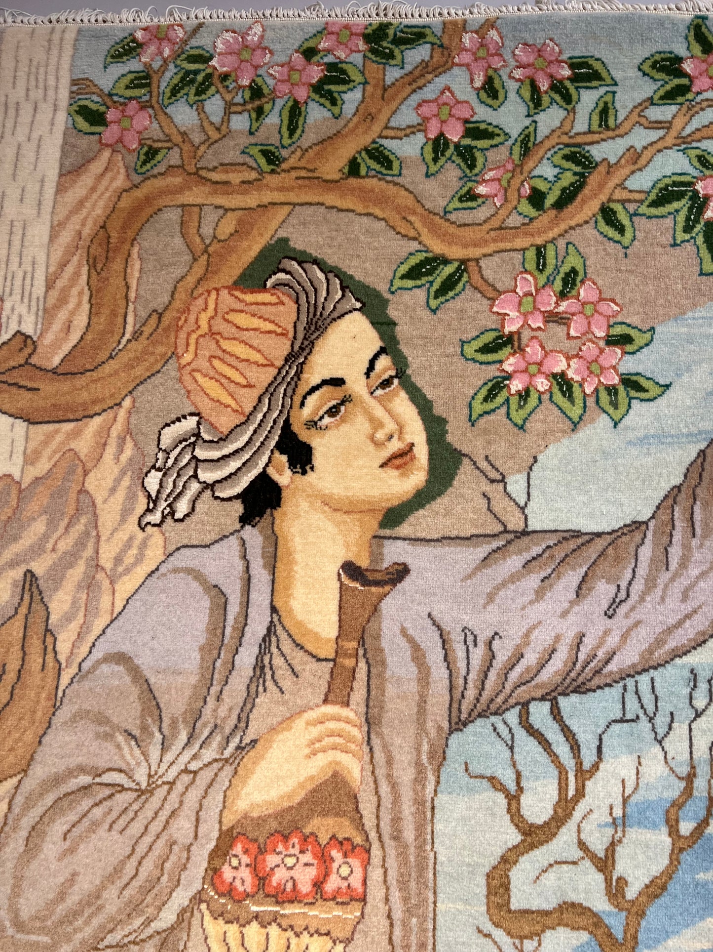 TABRIZ RUG MINIATURE PICTURE  OLD( OMAR KHAYYAM-HAFEZ - SAADI) 6