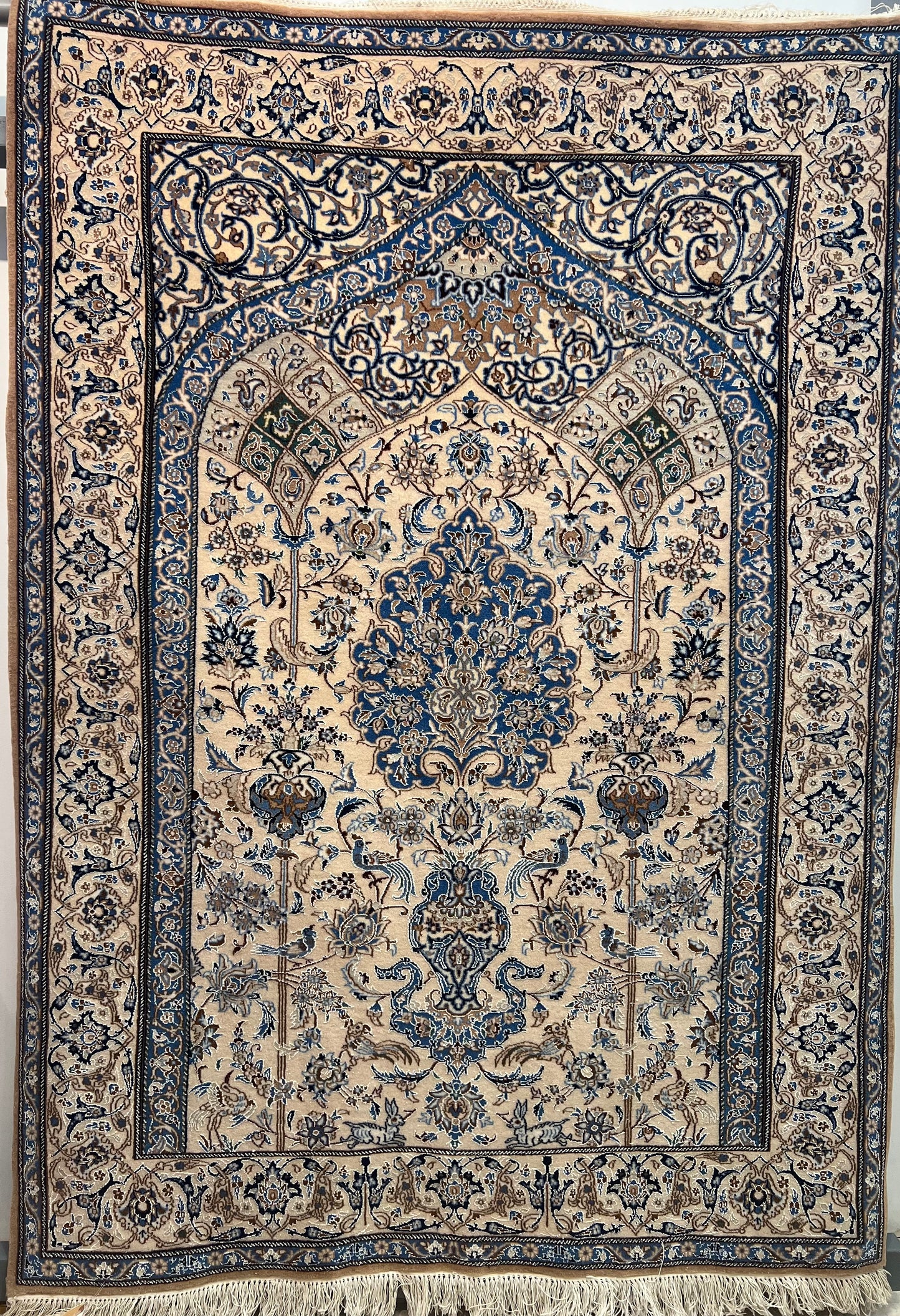 NAIN MEHRABI 4LA (820 KNOTS PER SQ.FEET) VERY FRINE  9