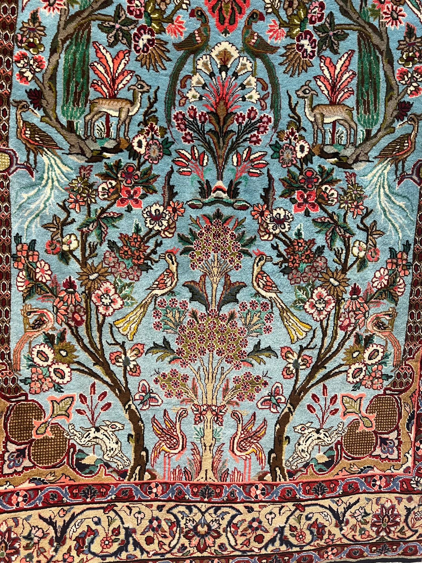 BIJAR RUG MEHRABI BAGH E BEHESHT OLD