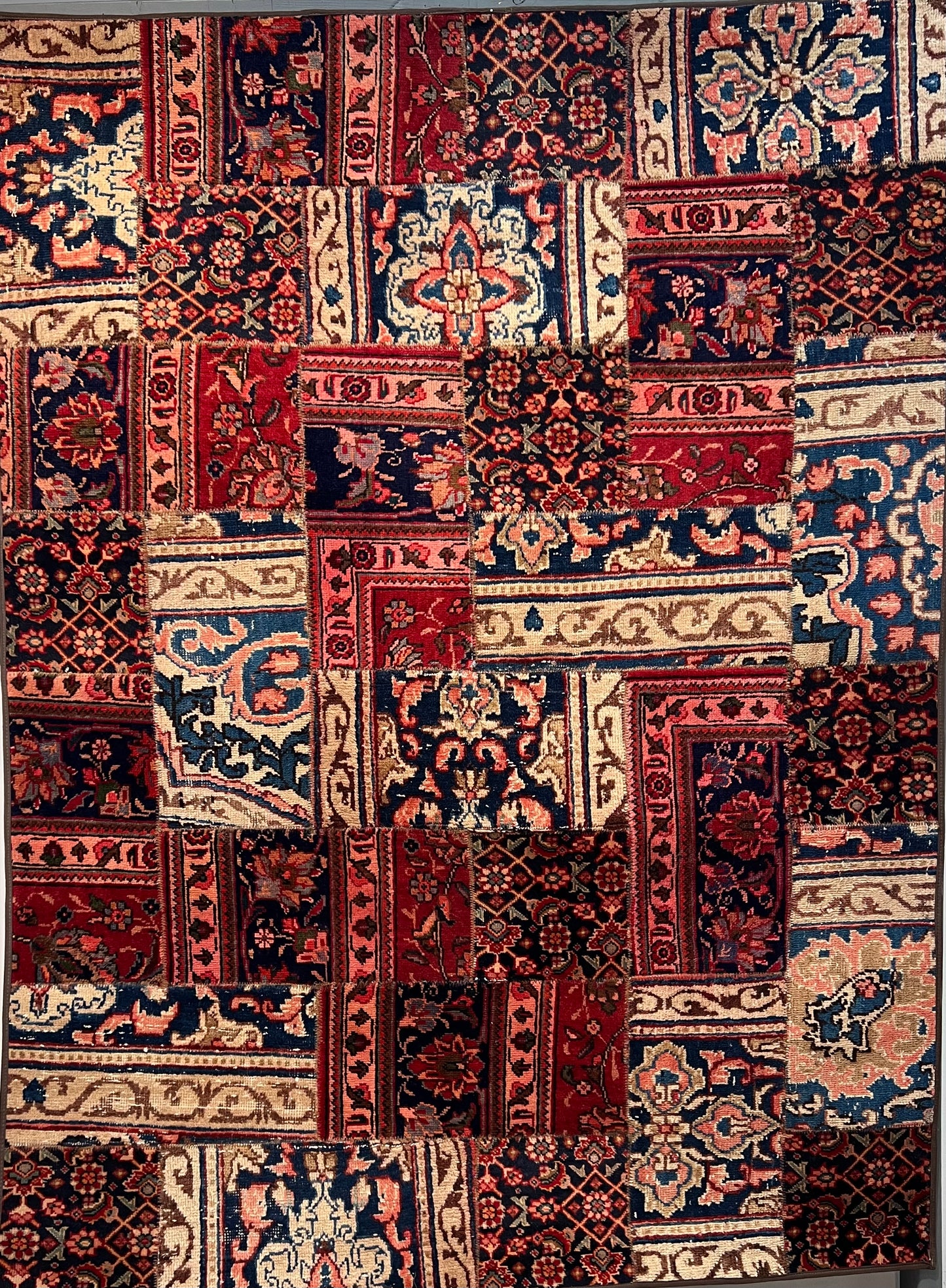 PATCHWORK RUG HAND MADE PERSIAN