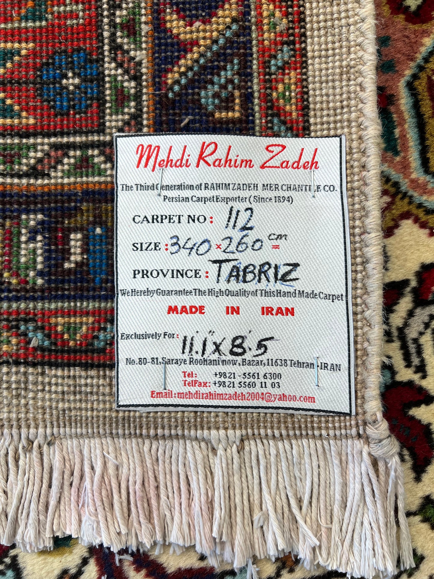 TABRIZ RUG GEOMETRIC PATTERN