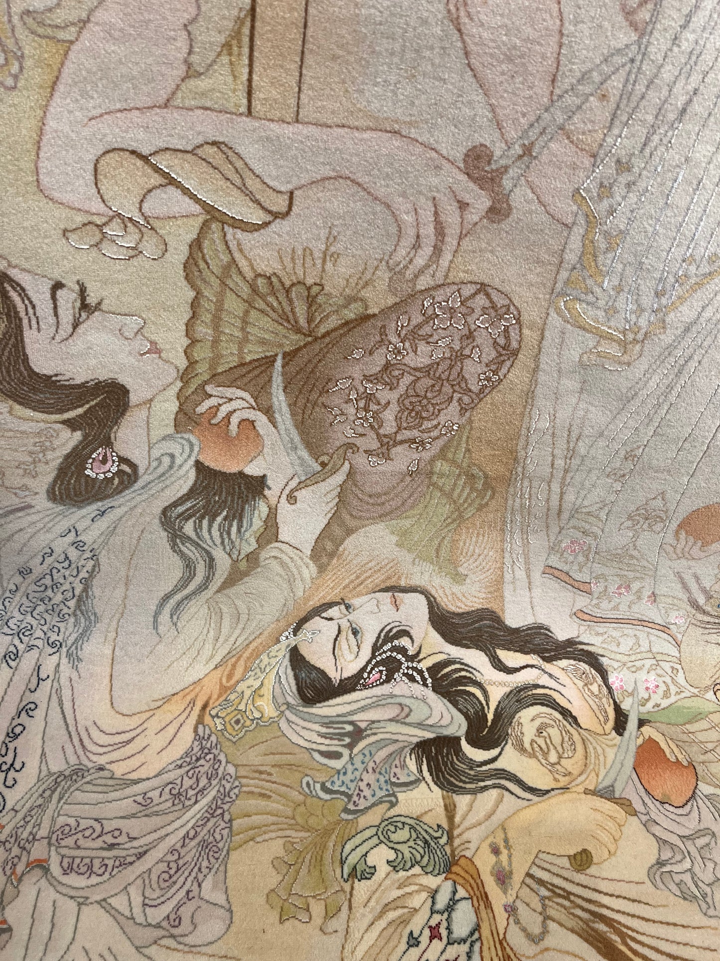 TABRIZ RUG  (60 RAJ) JOSEPH AND ZULEIKHA (POTIPHAR,S WIFE) LIMITED EDITION