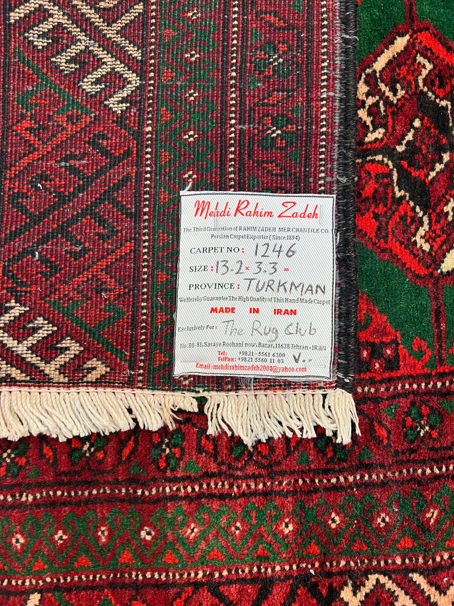TURKMAN RUG RUNNER