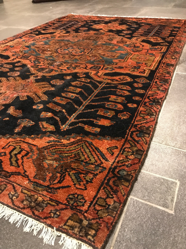 Zanjan 100 Years Old Wool on Cotton