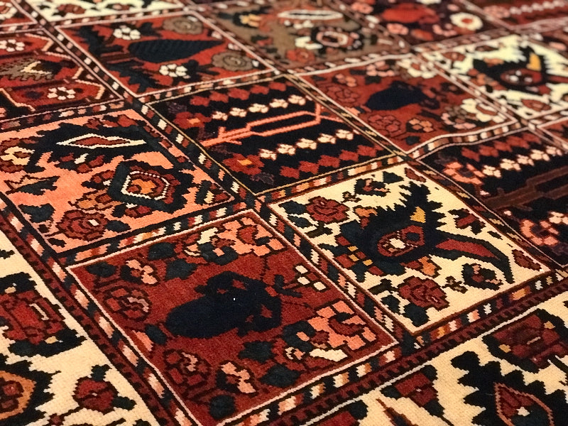 BAKHTIARI RUG KHESHTI OLD CHALSHOTOR