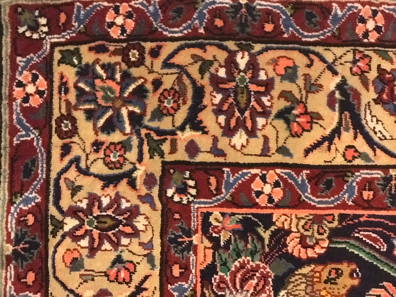 BIJAR RUG MEHRABI BAGH E BEHESHT OLD