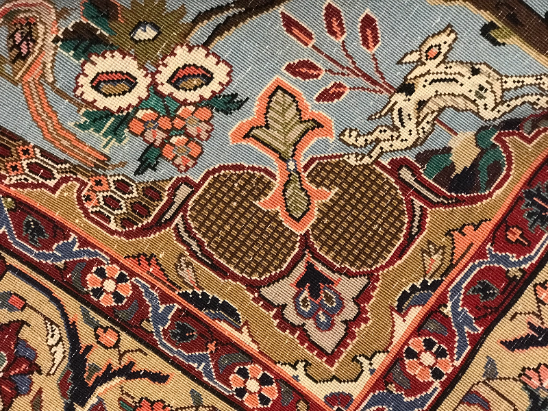 BIJAR RUG MEHRABI BAGH E BEHESHT OLD