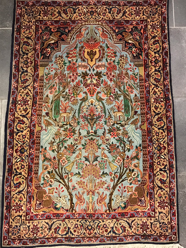 BIJAR RUG MEHRABI BAGH E BEHESHT OLD