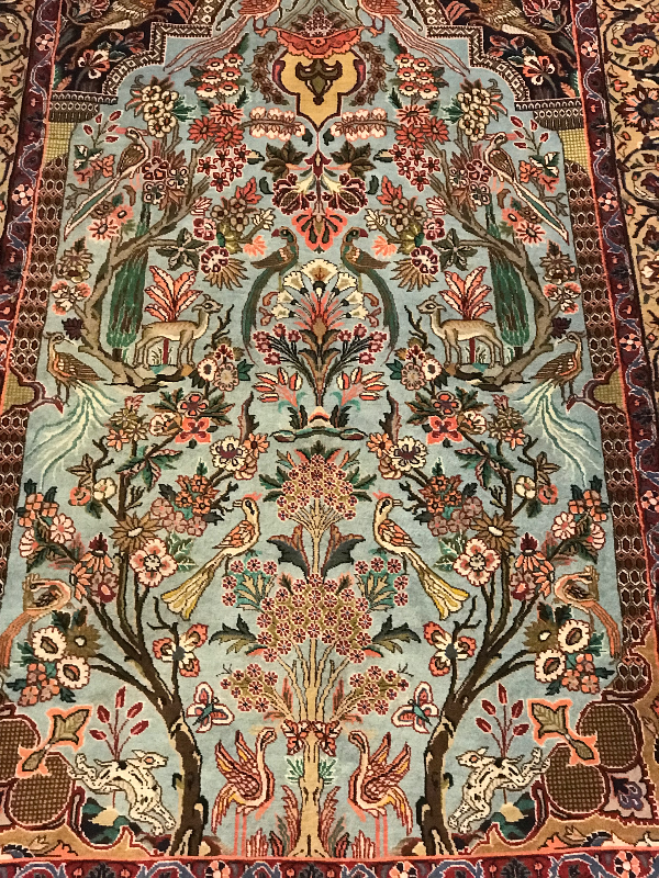 BIJAR RUG MEHRABI BAGH E BEHESHT OLD