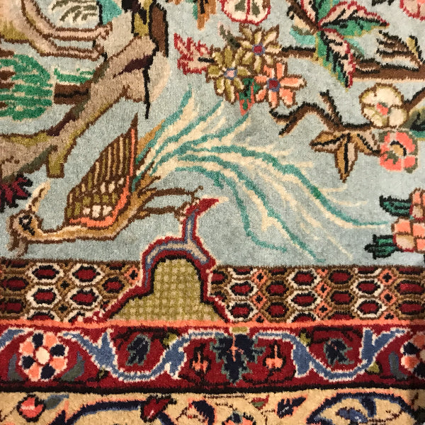 BIJAR RUG MEHRABI BAGH E BEHESHT OLD