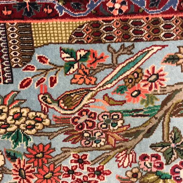 BIJAR RUG MEHRABI BAGH E BEHESHT OLD