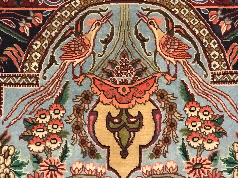 BIJAR RUG MEHRABI BAGH E BEHESHT OLD