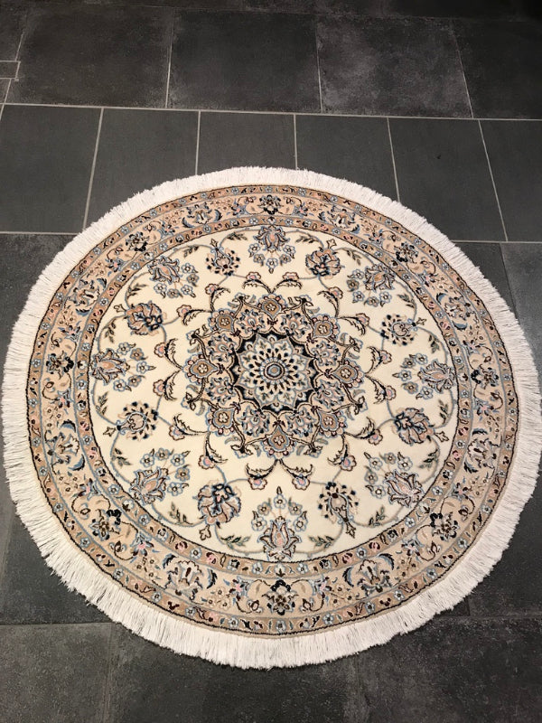 Nain RUG ROUND Persian Hand made Rug